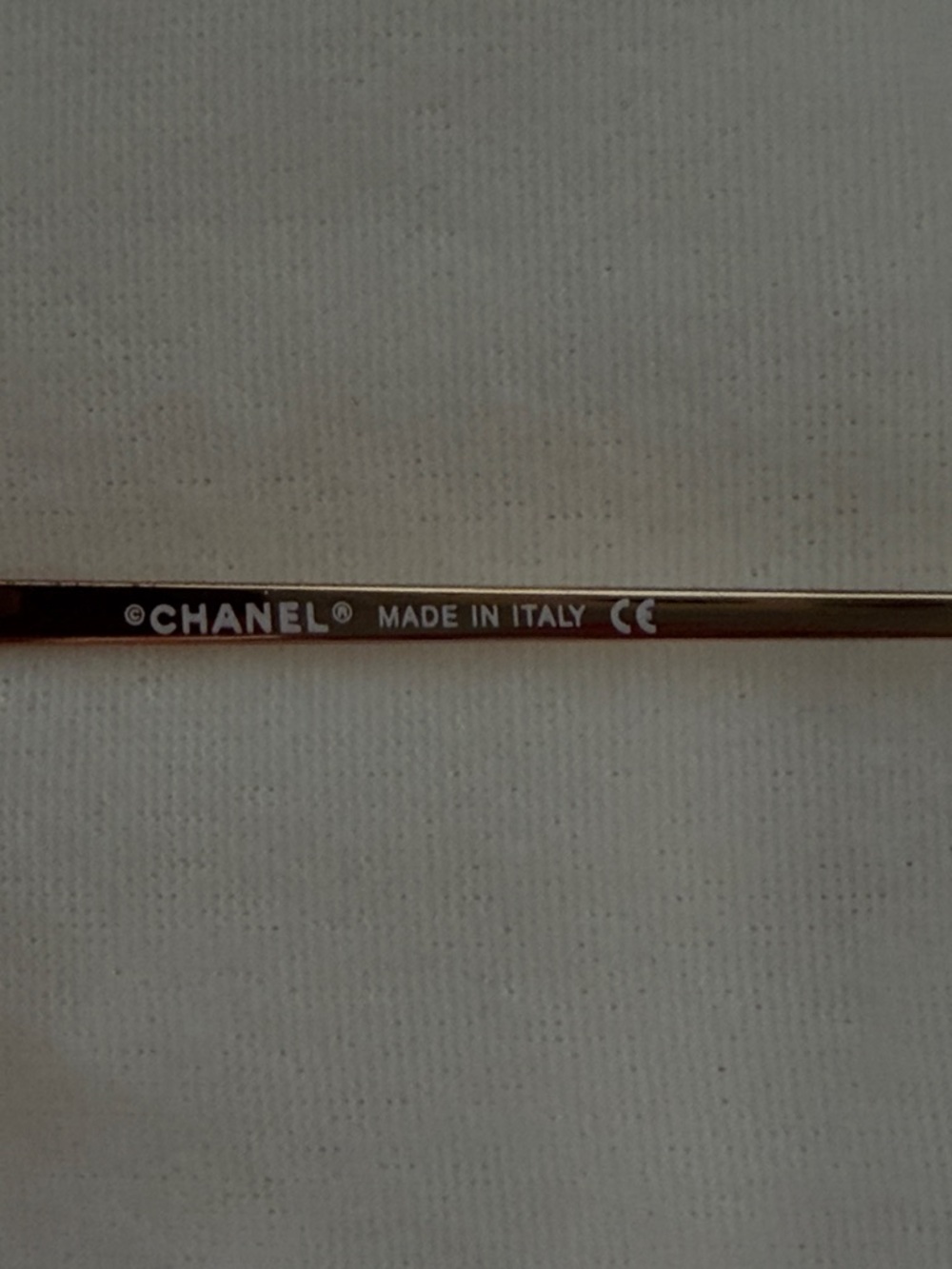 CHANEL Gold-Tone Rimless Sunglasses with Brown Gradient Lenses - Picture 6 of 7